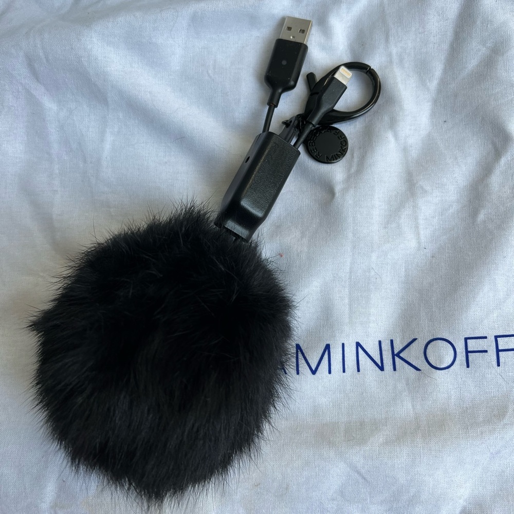 Rebecca Minkoff Power Puff Keychain